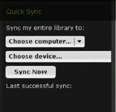 Quick sync
