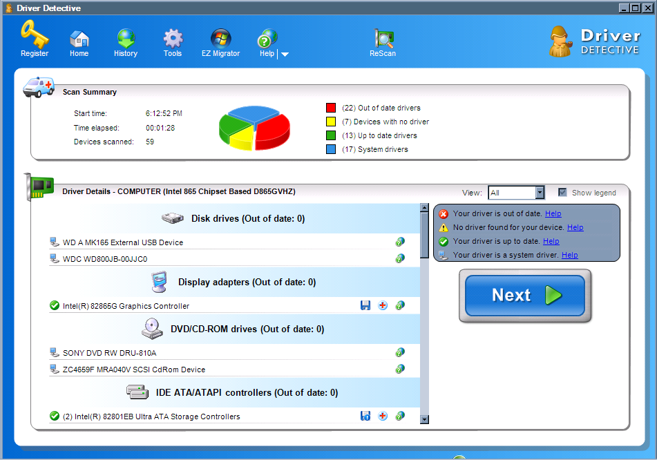 driver detection software