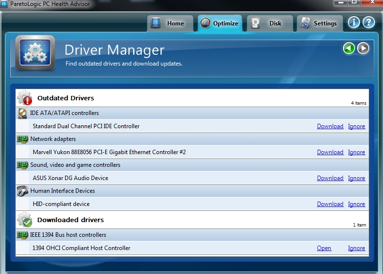 PC Health Advisor Driver Manager
