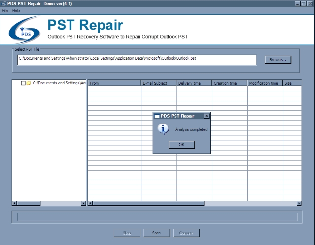 pds pst repair