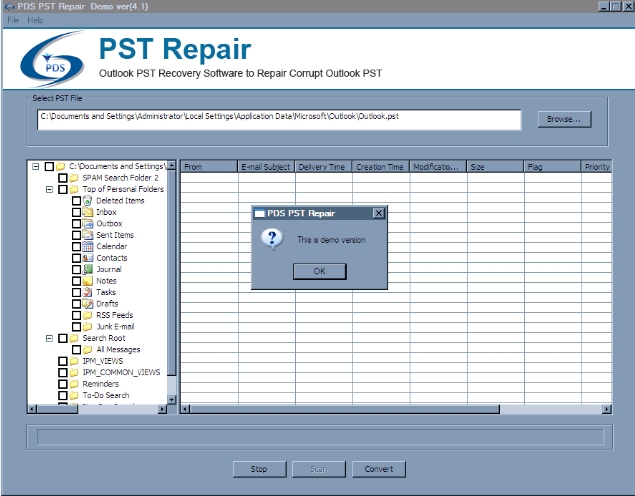 pds pst repair