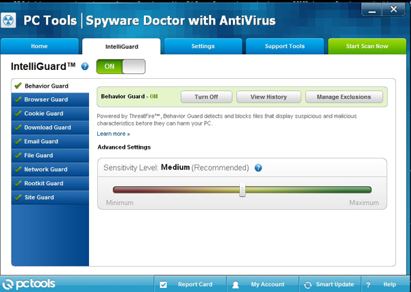 Spyware Doctor with Antivirus Intelliguard Protection