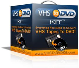 Connecting External DV Converter Hardware to VCR and PC for VHS