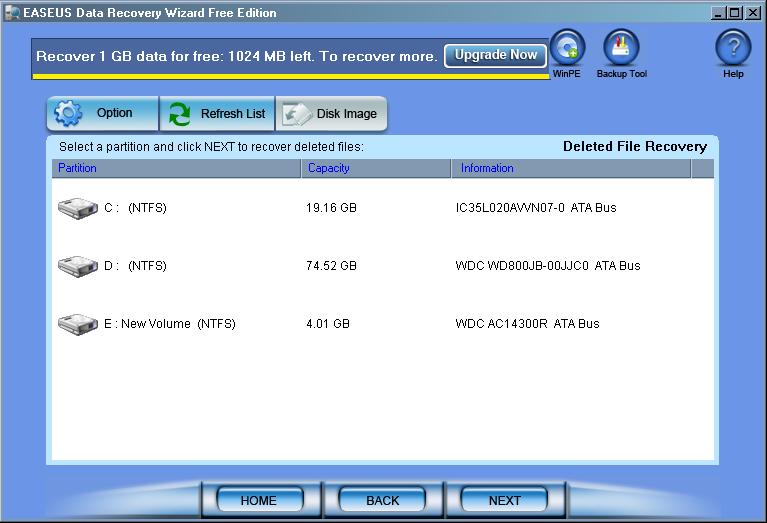 EaseUS Data Recovery Wizard