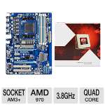 GIGABYTE GA-970A-DS3 & AMD FX 4130 CPU Bundle