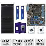ASUS M5A78L-M LX PLUS AM3+ 8GB SIX CORE Bundle