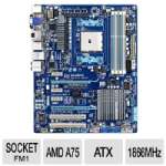 GIGABYTE GA-A75-UD4H AMD A Series Motherboard