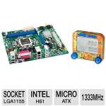 Intel BOXH61WWB3 Socket H2 Desktop Motherbo Bundle