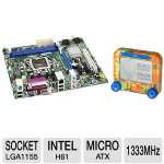 Intel DH61CRB3 Socket H2 Desktop Motherboar Bundle
