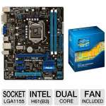 ASUS P8H61-M LE/CSM R2.0 Socket 1155 Mother Bundle