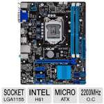 Asus H61M-PLUS Intel H61(B3) Motherboard