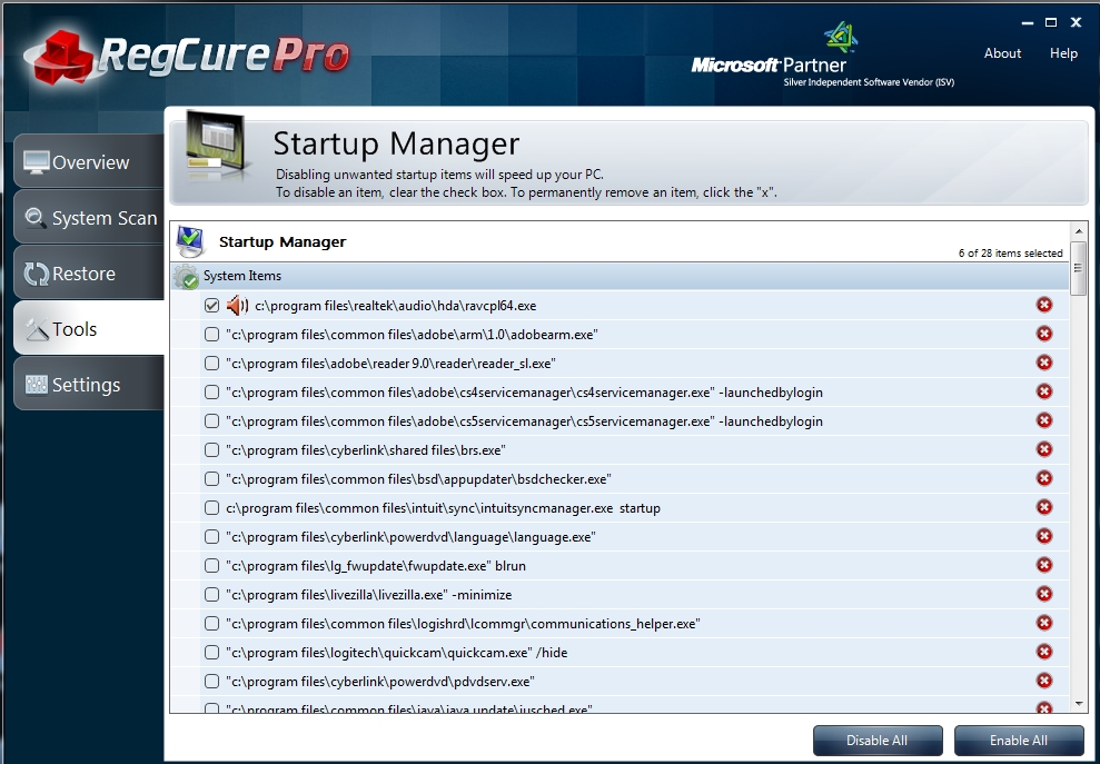 Regcure Pro Startup